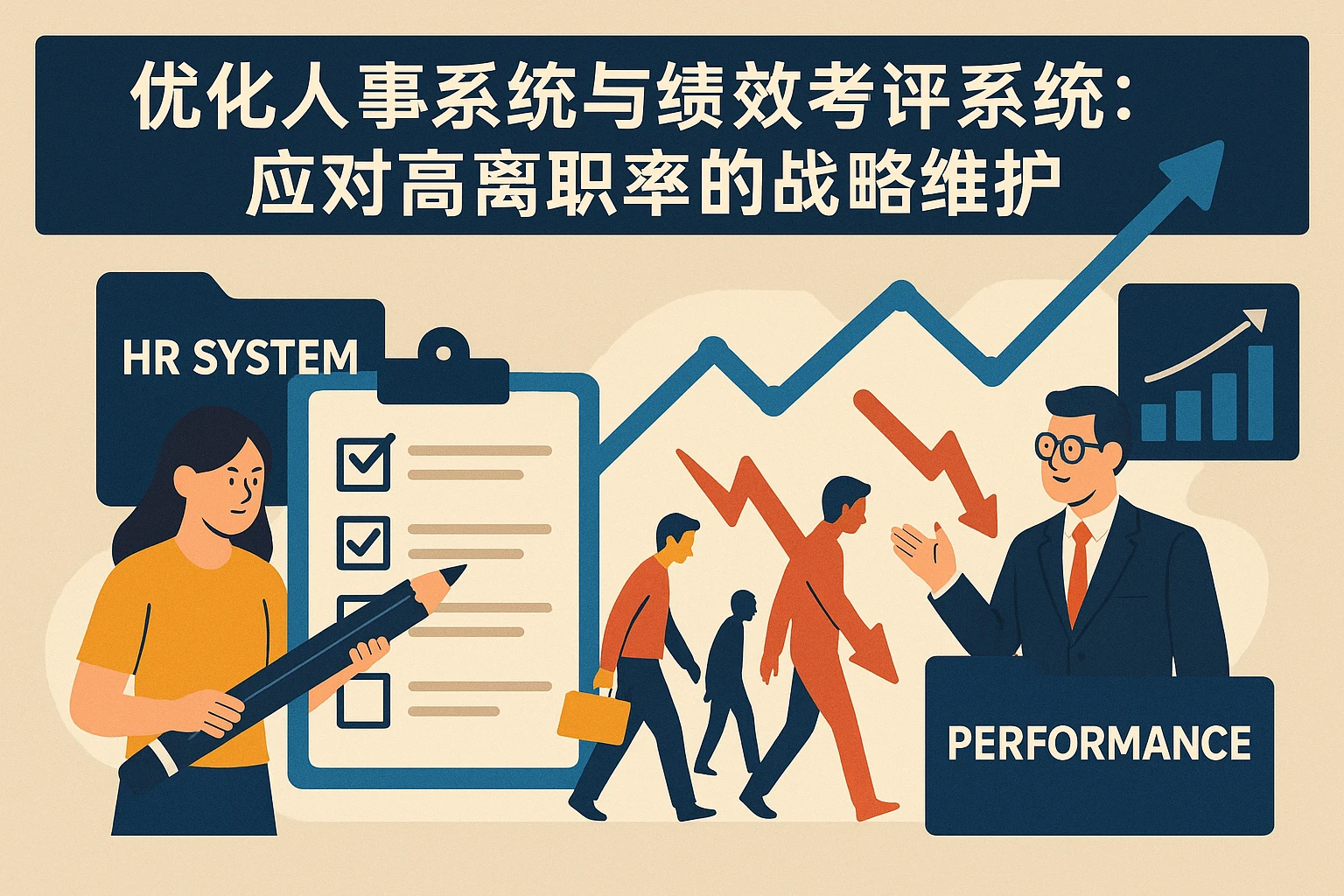 优化人事系统与绩效考评系统：应对高离职率的战略维护