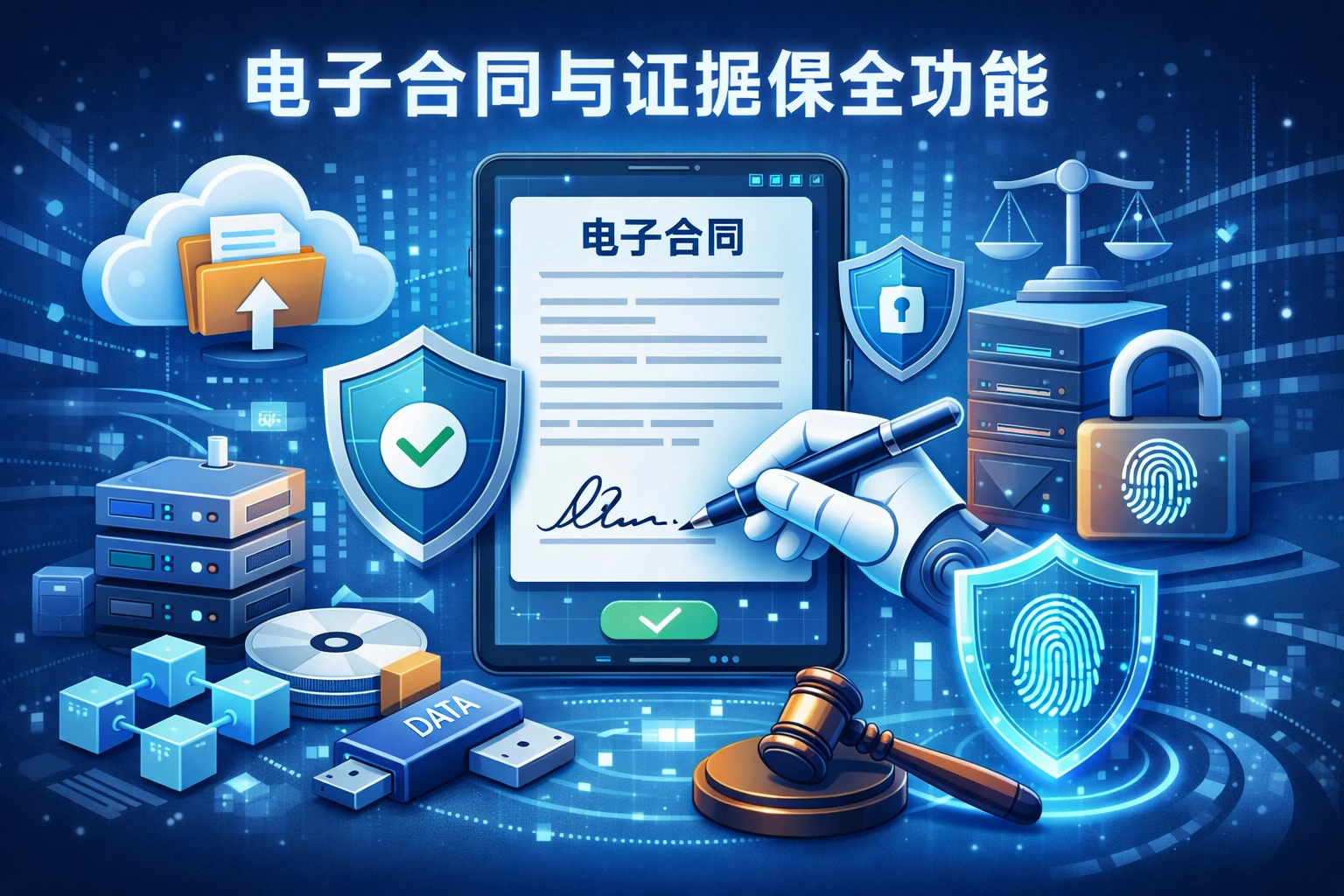 电子合同与证据保全功能