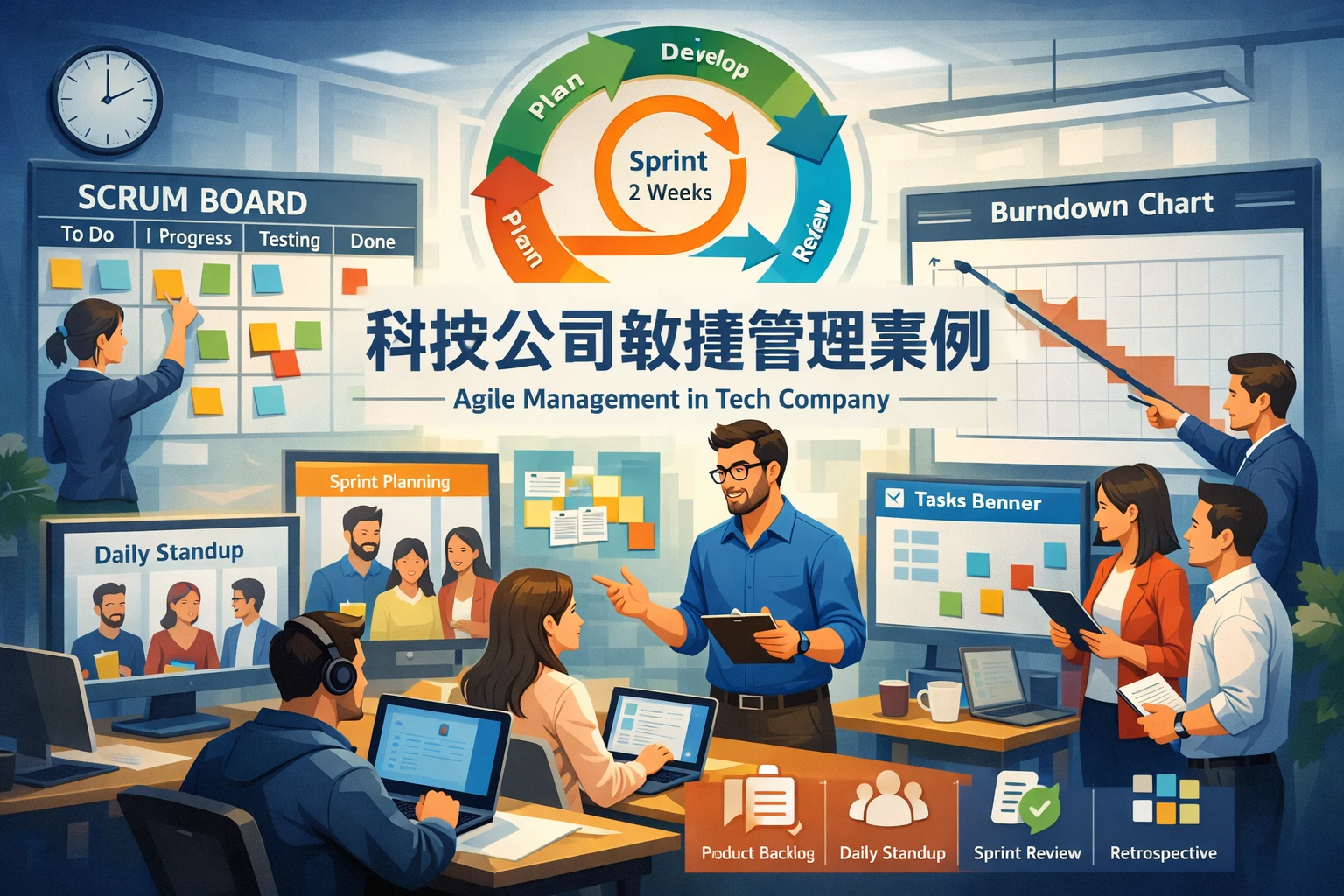 科技公司敏捷管理案例