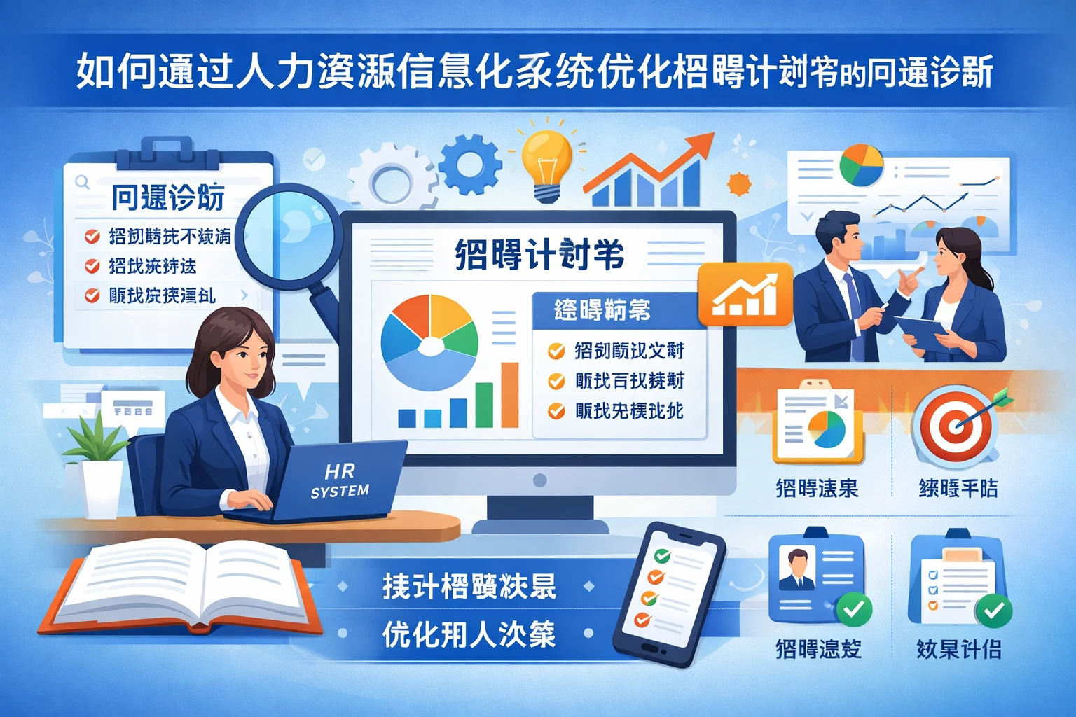 如何通过人力资源信息化系统优化招聘计划书的问题诊断与改进