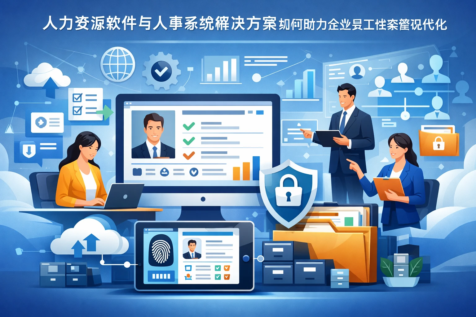 人力资源软件与人事系统解决方案如何助力企业员工档案管理现代化