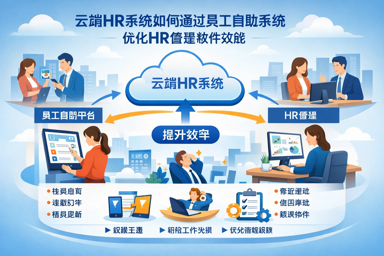 云端HR系统如何通过员工自助系统优化HR管理软件效能