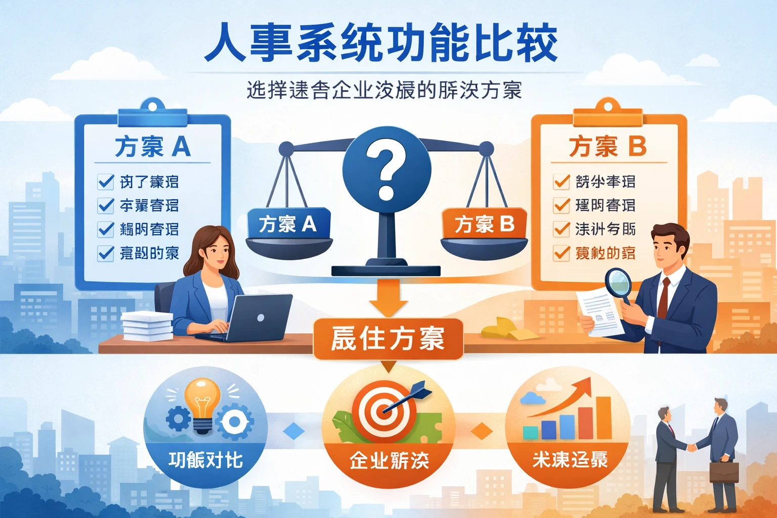 人事系统功能比较：选择适合企业发展的解决方案