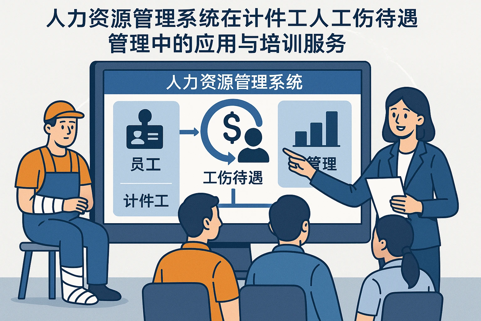 人力资源管理系统在计件工人工伤待遇管理中的应用与培训服务