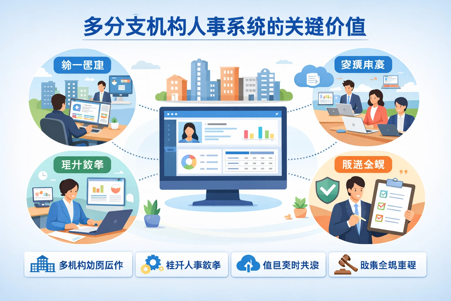 多分支机构人事系统的关键价值