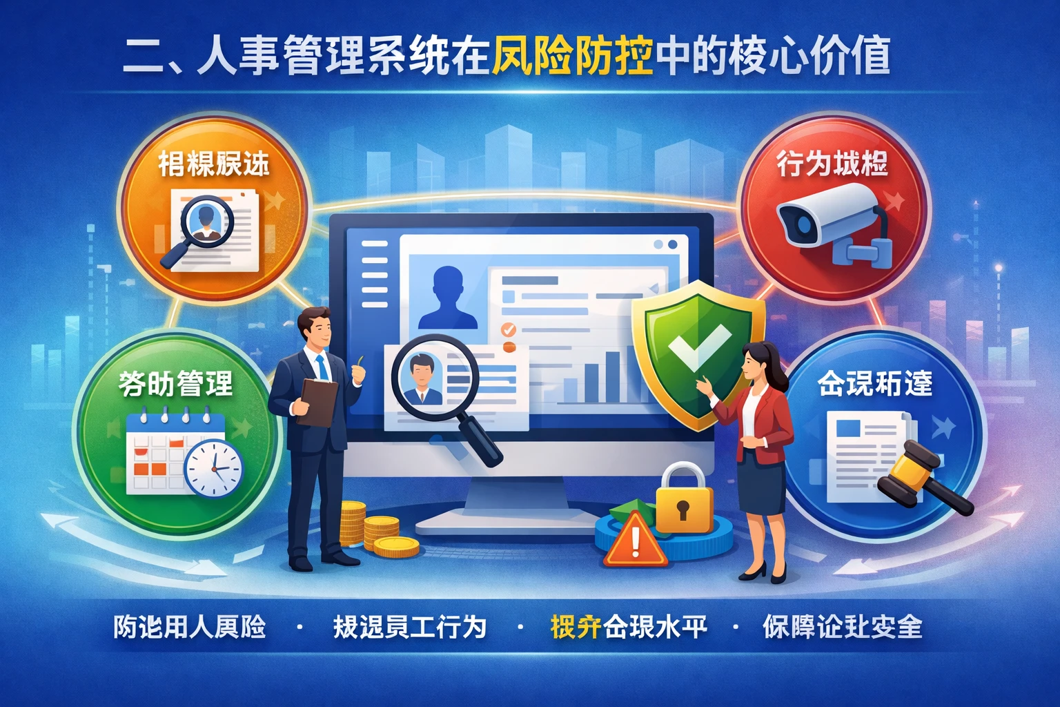 二、人事管理系统在风险防控中的核心价值