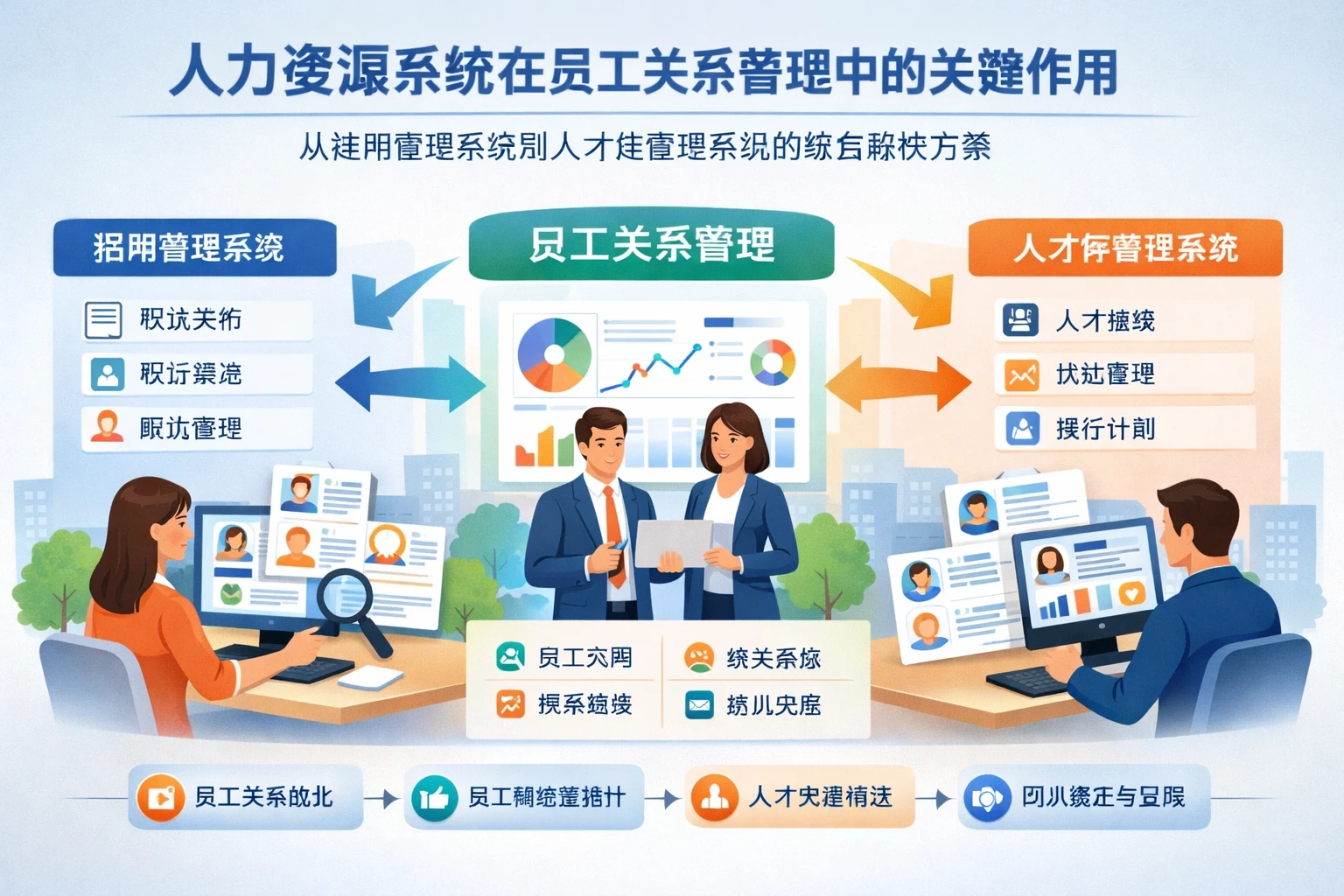 人力资源系统在员工关系管理中的关键作用：从招聘管理系统到人才库管理系统的综合解决方案