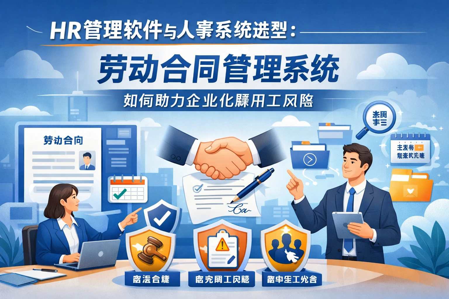 HR管理软件与人事系统选型:劳动合同管理系统如何助力企业化解用工风险