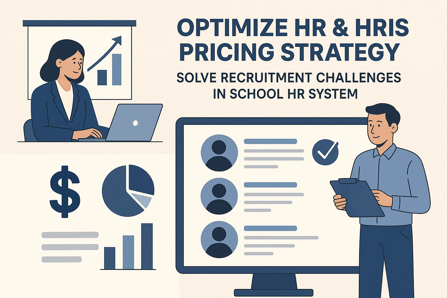 优化人事系统与人力资源系统报价策略，解决学校人事管理系统中的招聘难题
