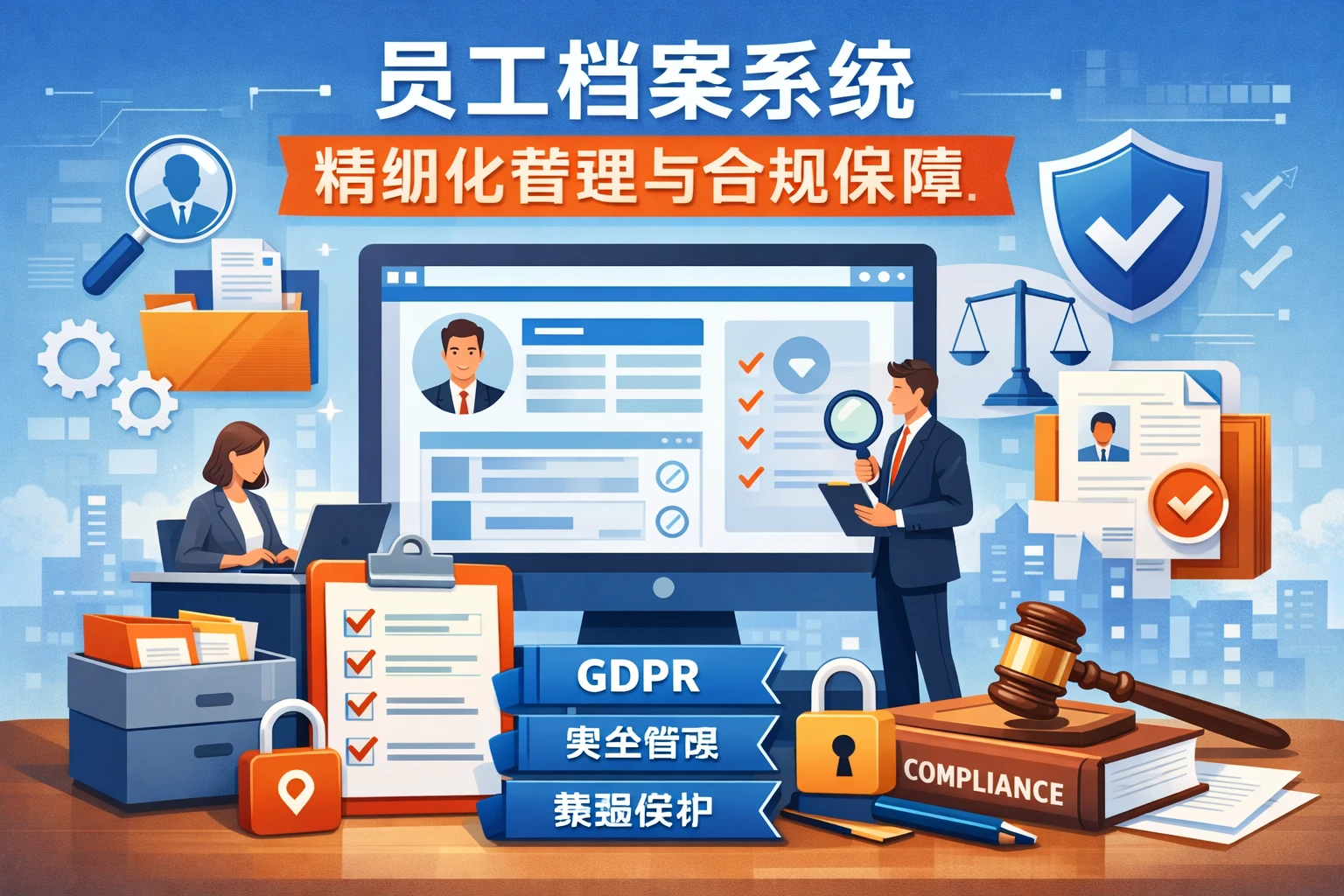员工档案系统的精细化管理和合规保障