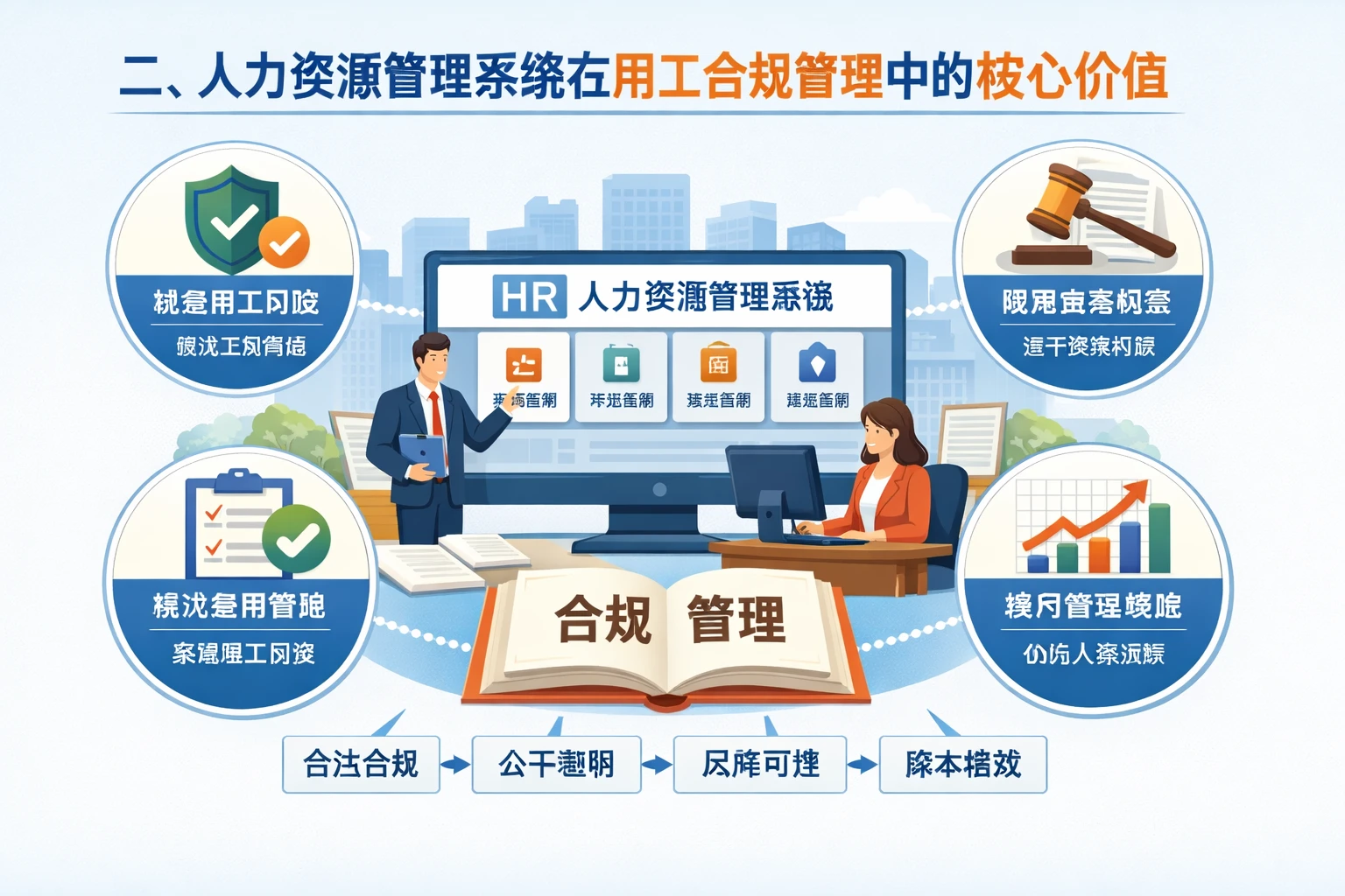 二、人力资源管理系统在用工合规管理中的核心价值
