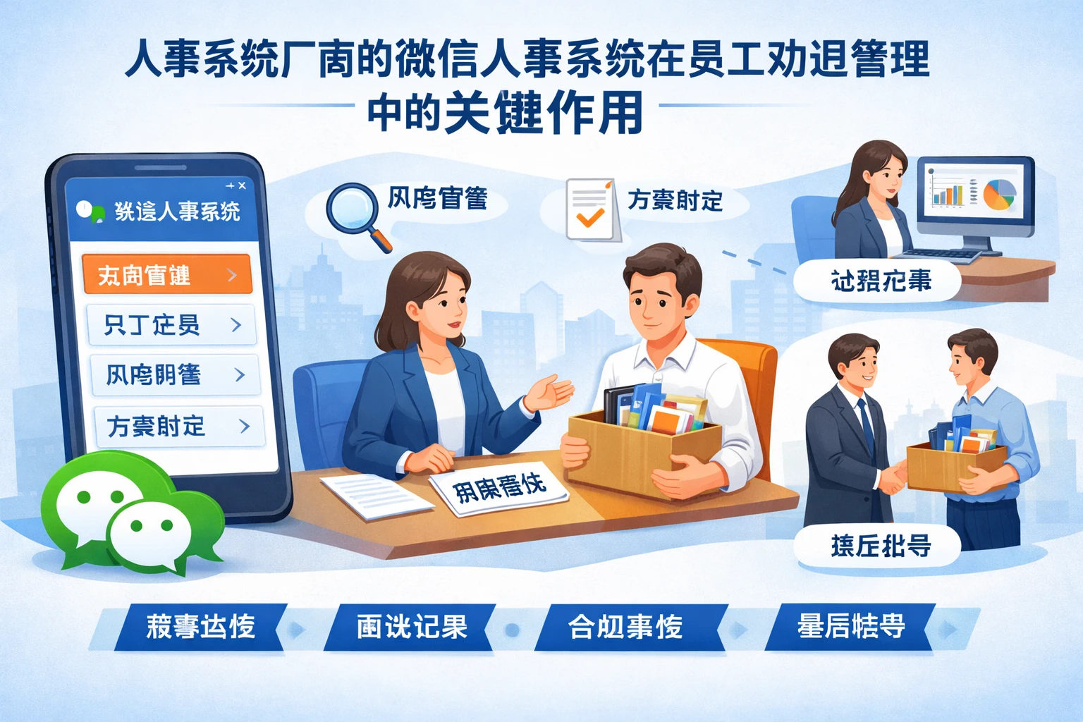 人事系统厂商的微信人事系统在员工劝退管理中的关键作用