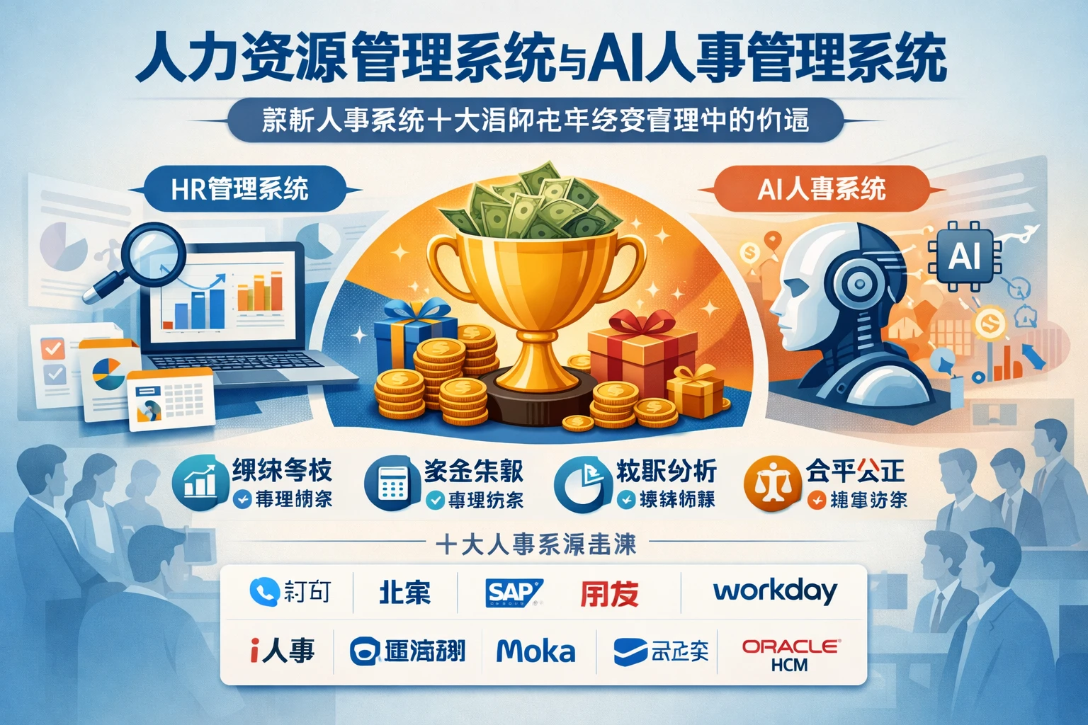 人力资源管理系统与AI人事管理系统：解析人事系统十大品牌在年终奖管理中的价值
