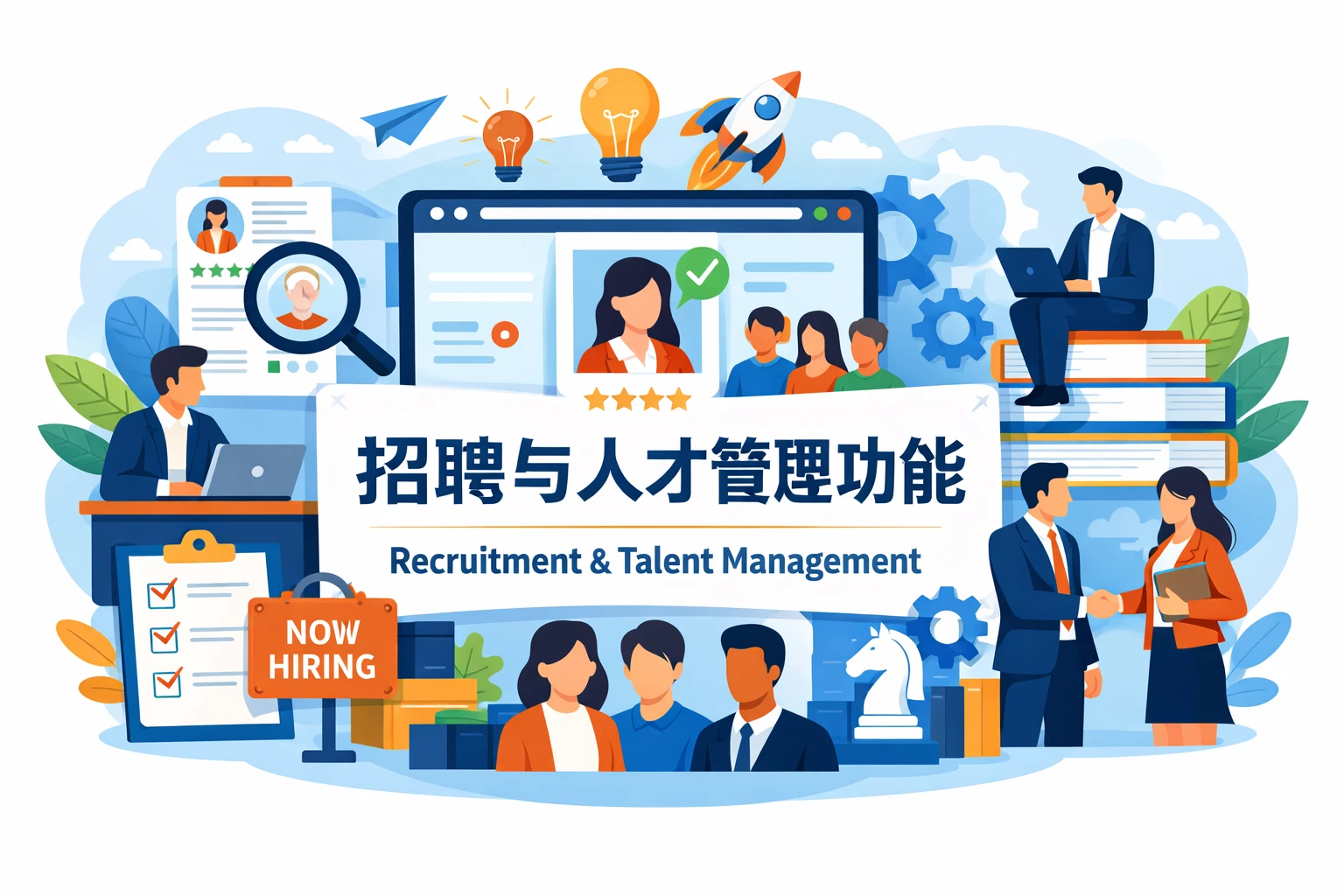 招聘与人才管理功能
