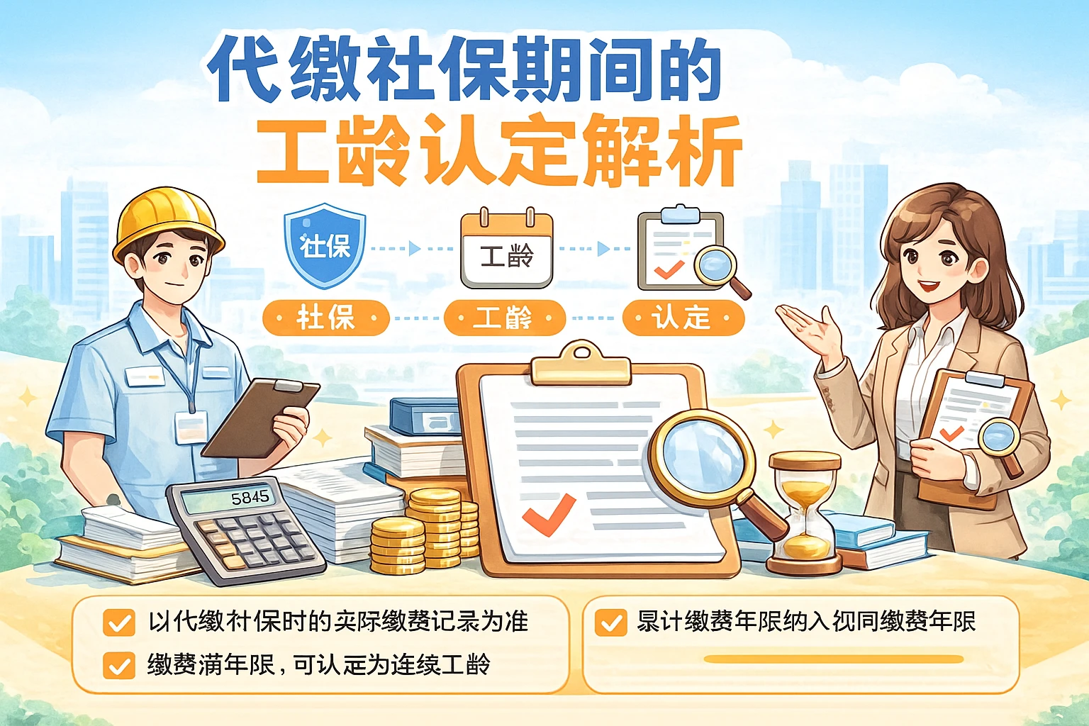 代缴社保期间的工龄认定解析