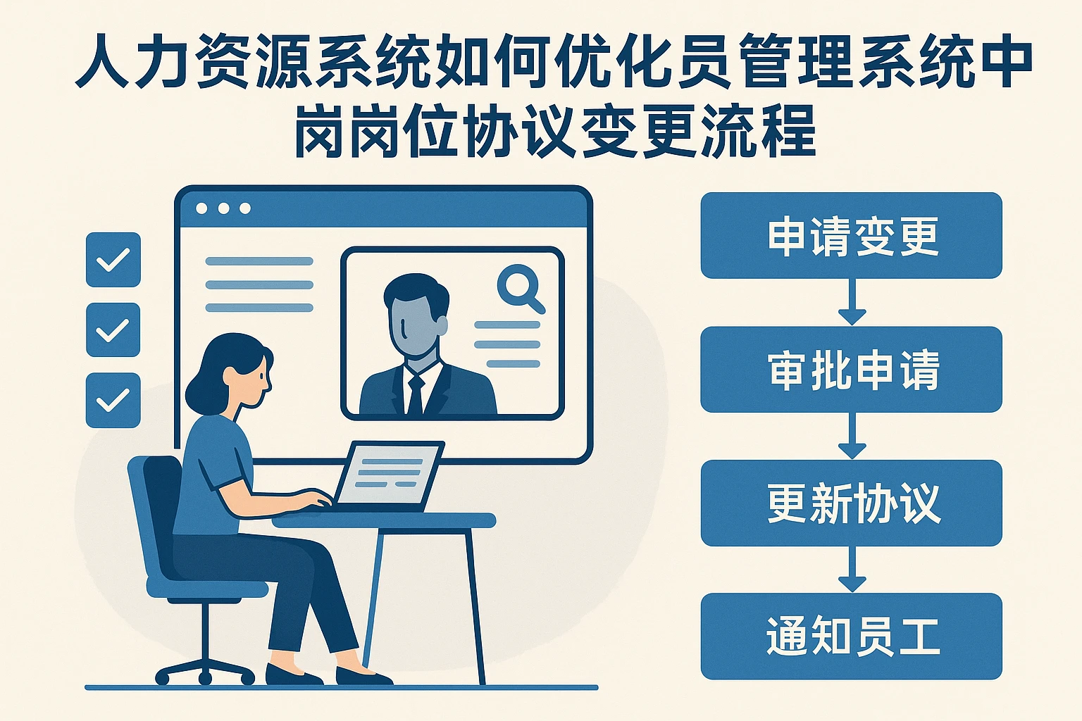 人力资源系统如何优化员工管理系统中的岗位协议变更流程