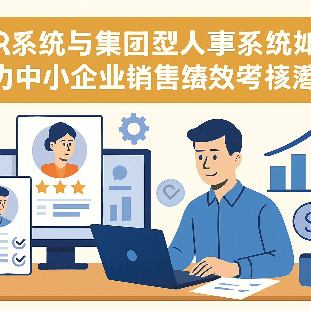 HR系统与集团型人事系统如何助力中小企业销售绩效考核落地