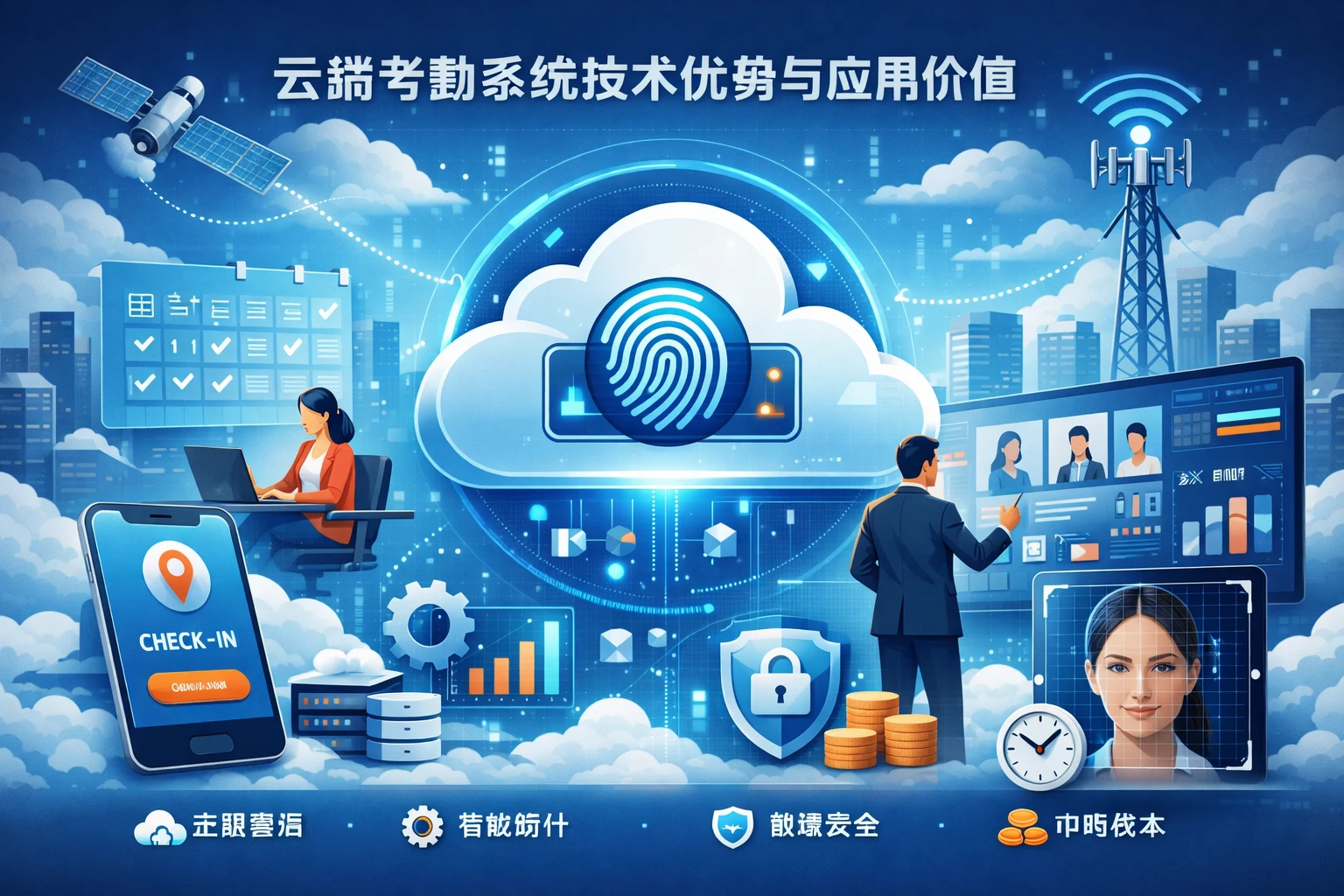 云端考勤系统的技术优势与应用价值