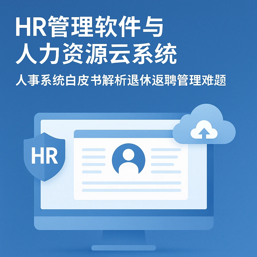 HR管理软件与人力资源云系统:人事系统白皮书解析退休返聘管理难题