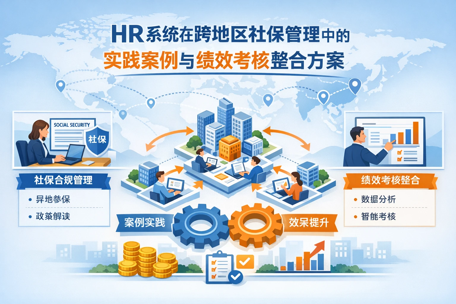 HR系统在跨地区社保管理中的实践案例与绩效考核整合方案