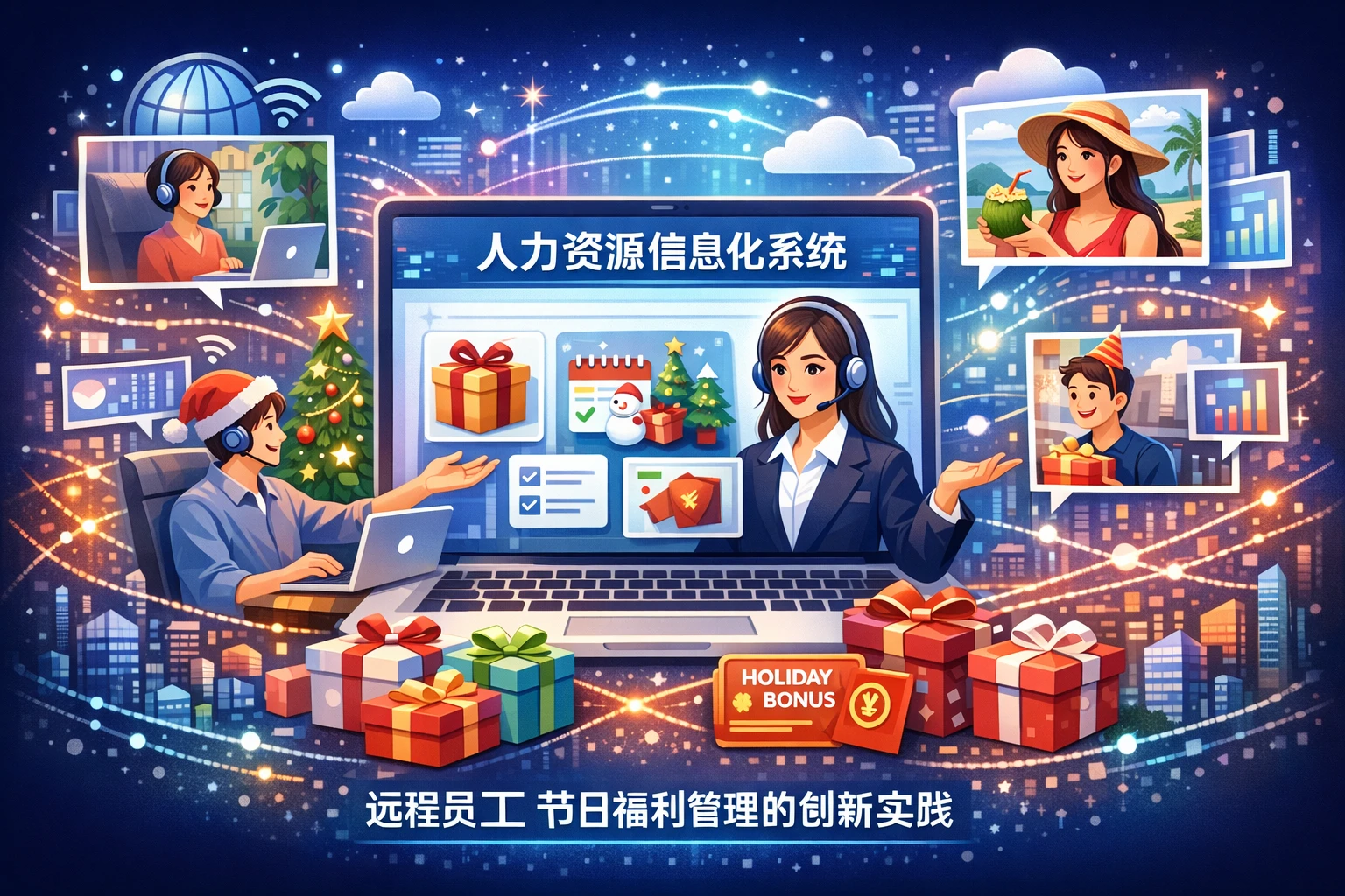 人力资源信息化系统助力企业数字化转型：远程员工节日福利管理的创新实践