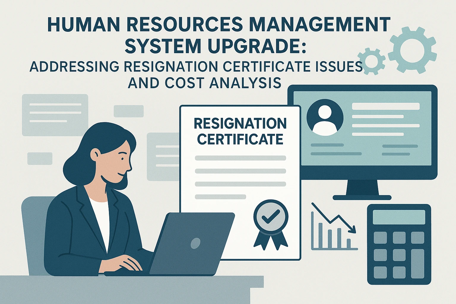 人力资源管理系统升级：解决离职证明难题与成本分析