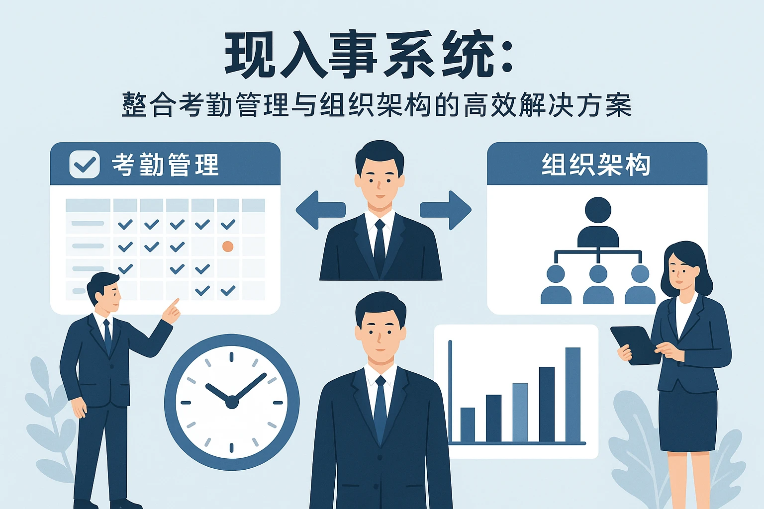 现代企业人事系统：整合考勤管理与组织架构的高效解决方案