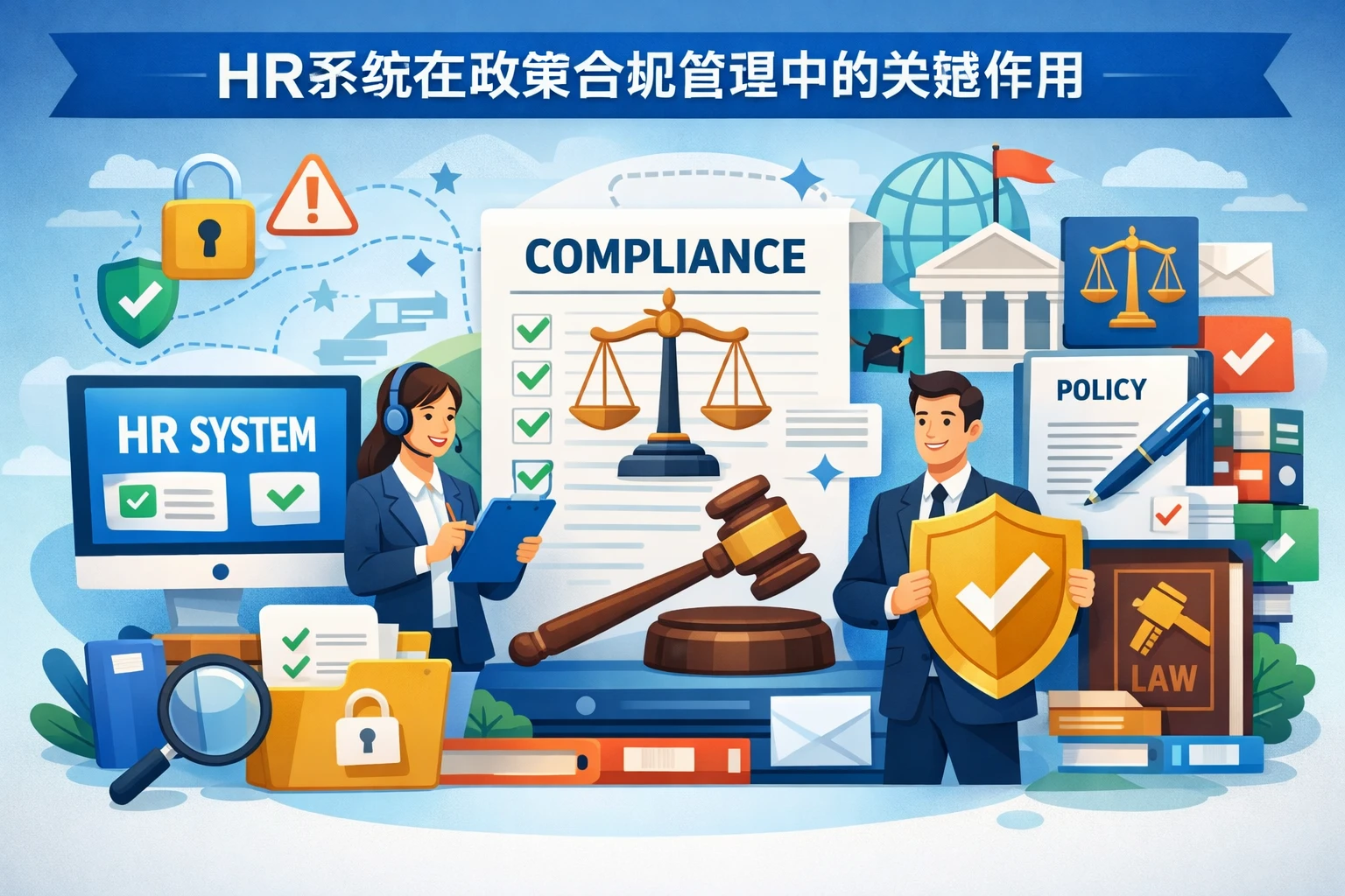HR系统在政策合规管理中的关键作用