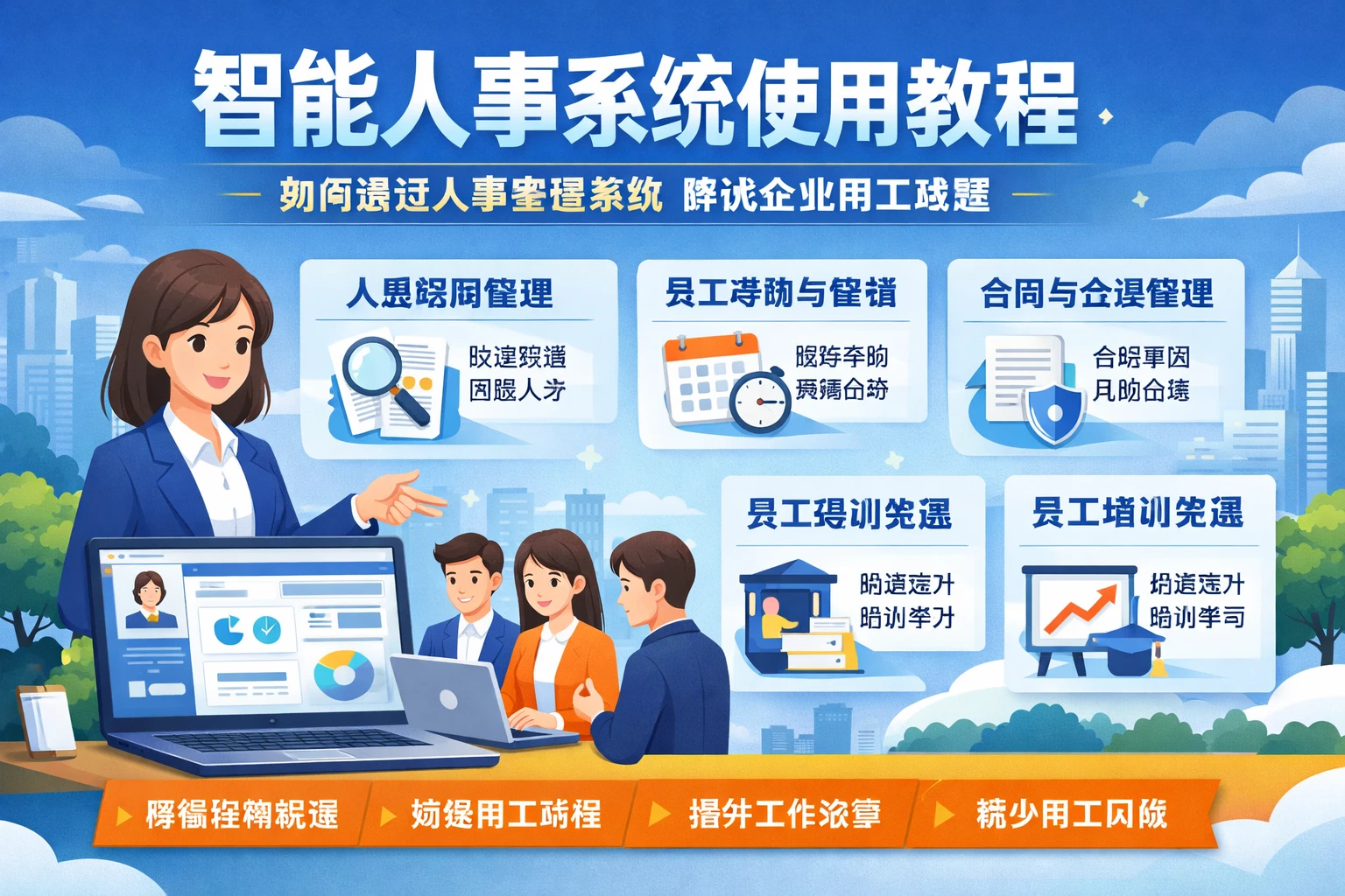 智能人事系统使用教程:如何通过人事管理系统解决企业用工难题