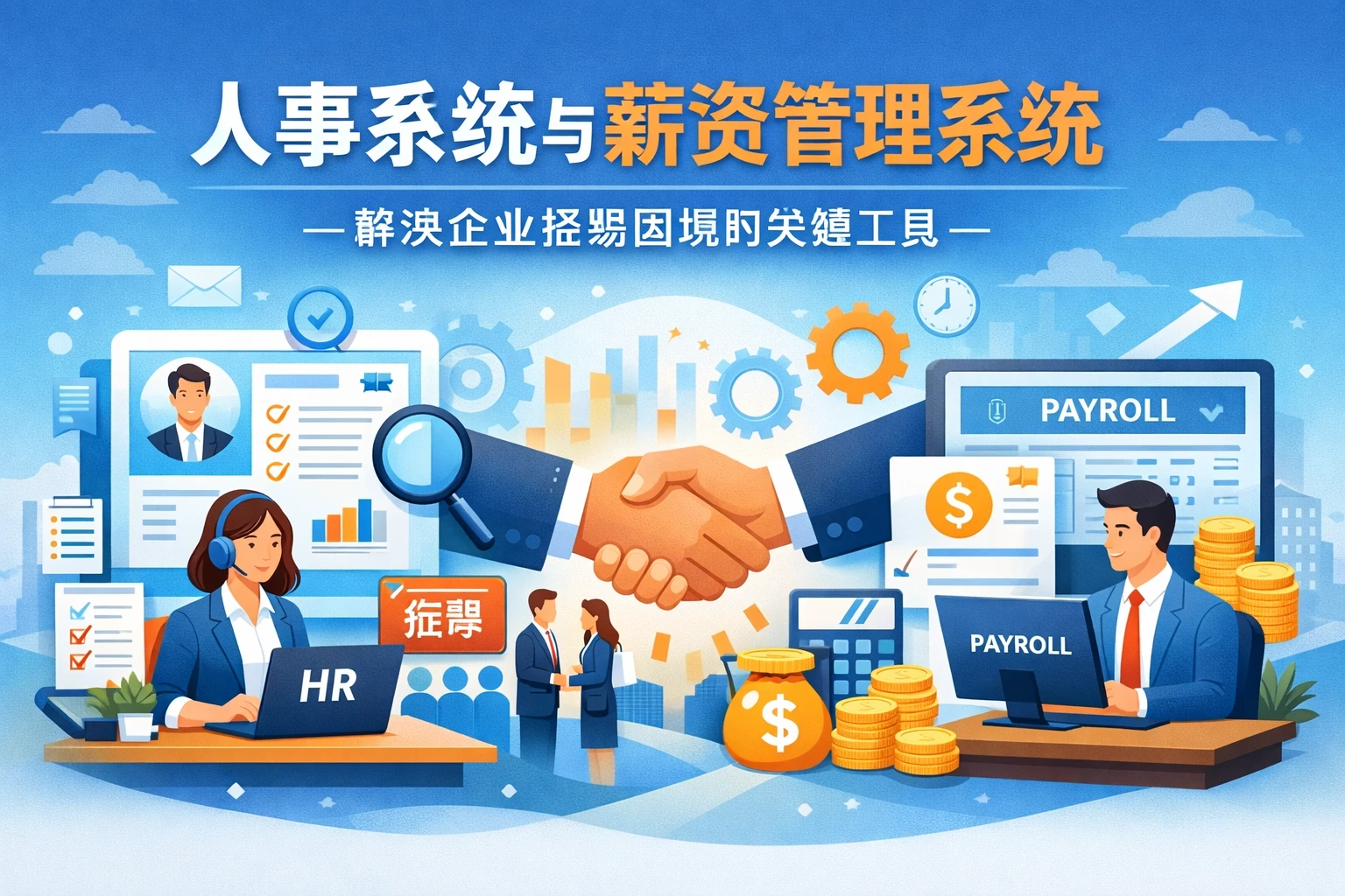 人事系统与薪资管理系统：解决企业招聘困境的关键工具