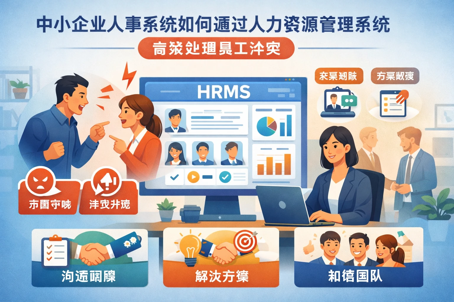 中小企业人事系统如何通过人力资源管理系统高效处理员工冲突