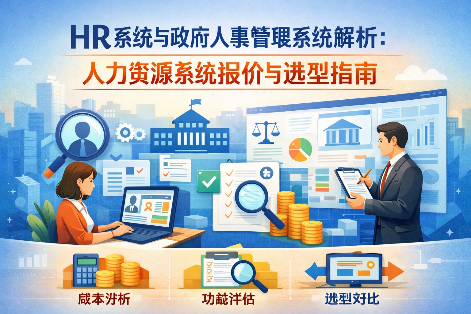 HR系统与政府人事管理系统解析:人力资源系统报价与选型指南