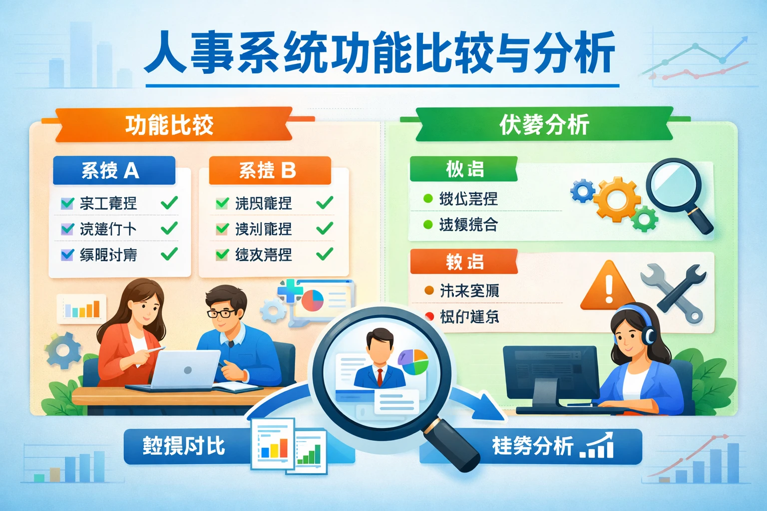 人事系统功能比较与分析