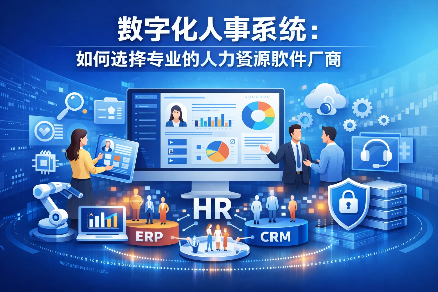 数字化人事系统：如何选择专业的人力资源软件厂商
