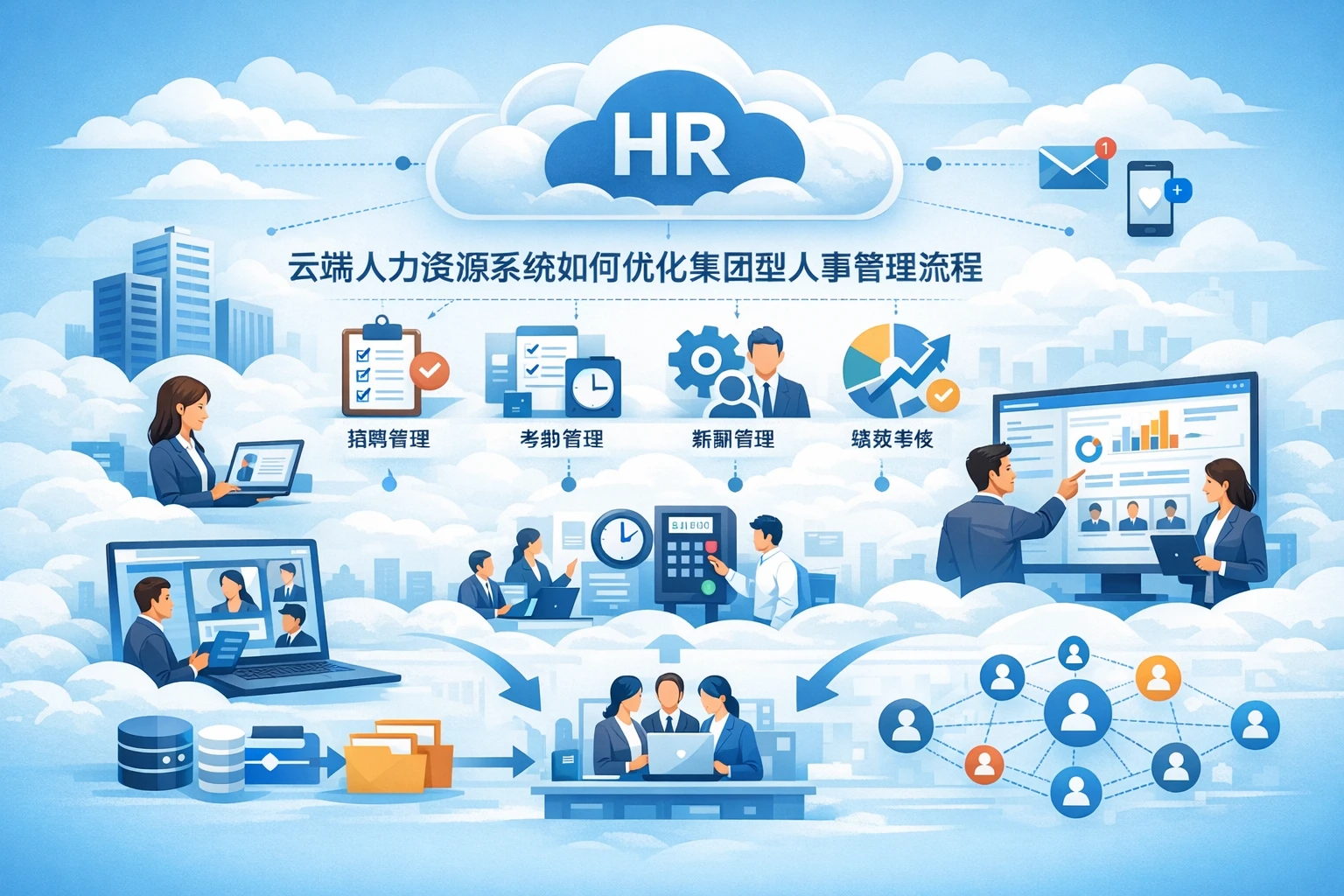 云端人力资源系统如何优化集团型人事管理流程