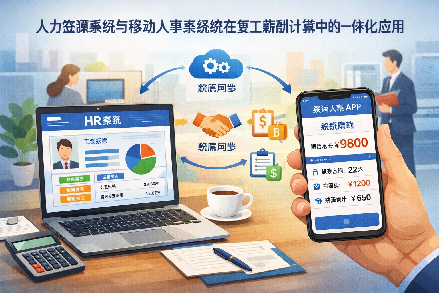 人力资源系统与移动人事系统在复工薪酬计算中的一体化应用