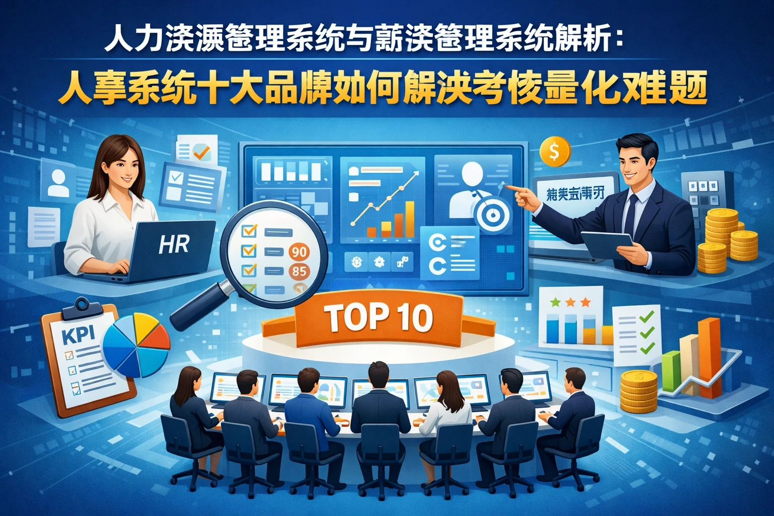 人力资源管理系统与薪资管理系统解析：人事系统十大品牌如何解决考核量化难题
