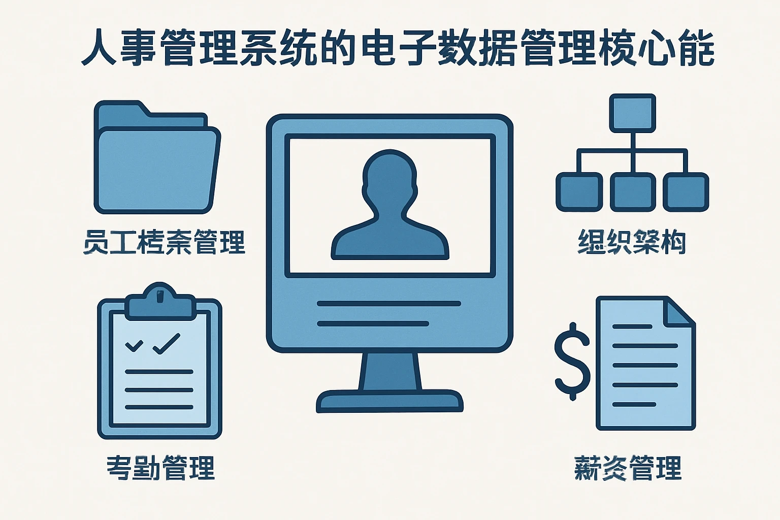 人事管理系统的电子数据管理核心功能