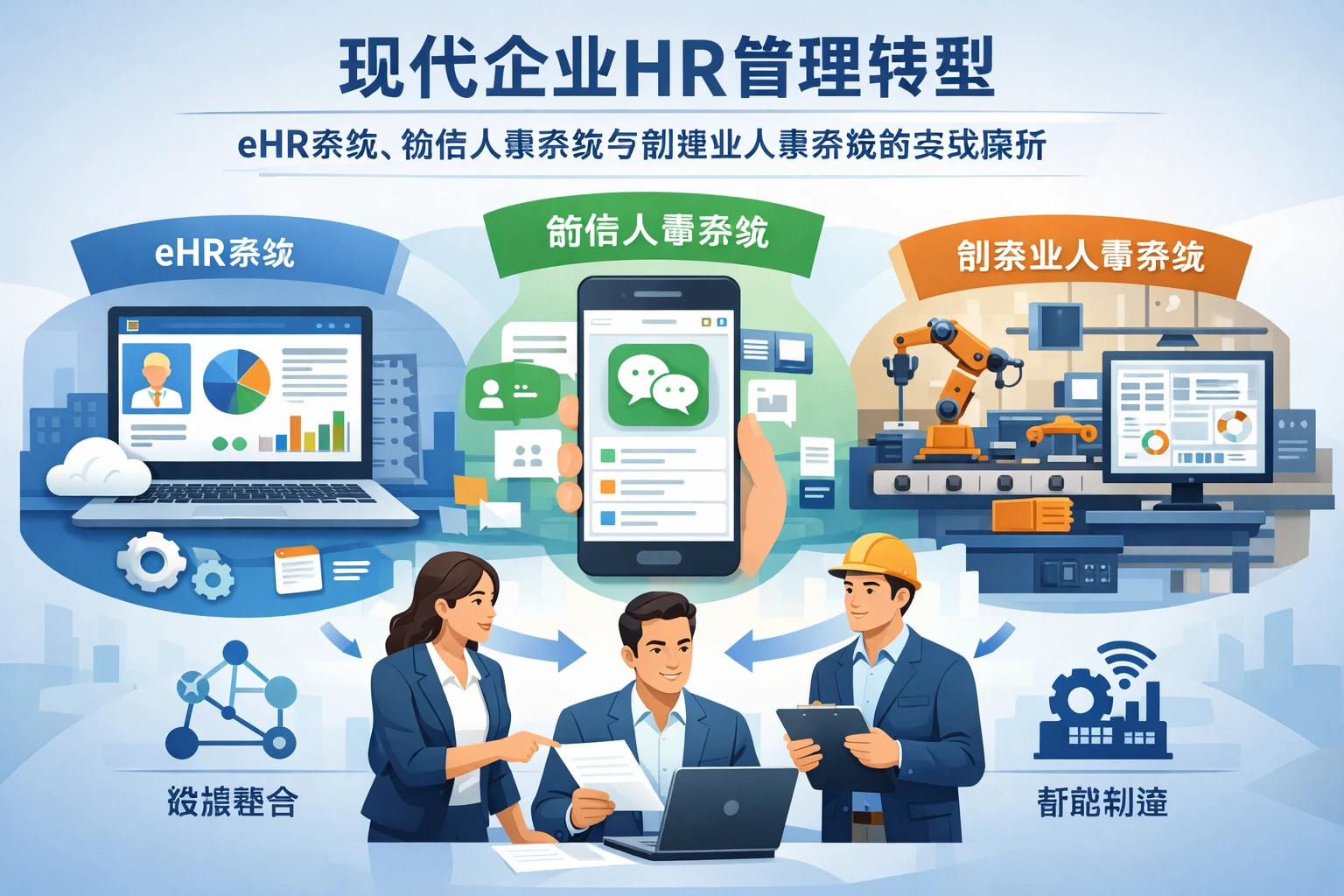 现代企业HR管理转型：ehr系统、微信人事系统与制造业人事系统的实战解析