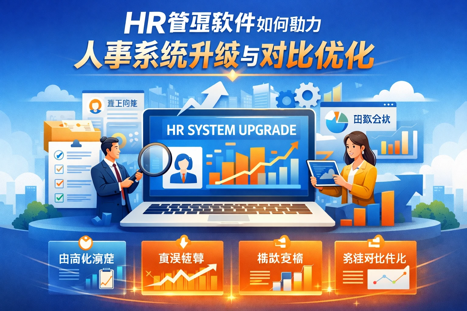HR管理软件如何助力人事系统升级与对比优化