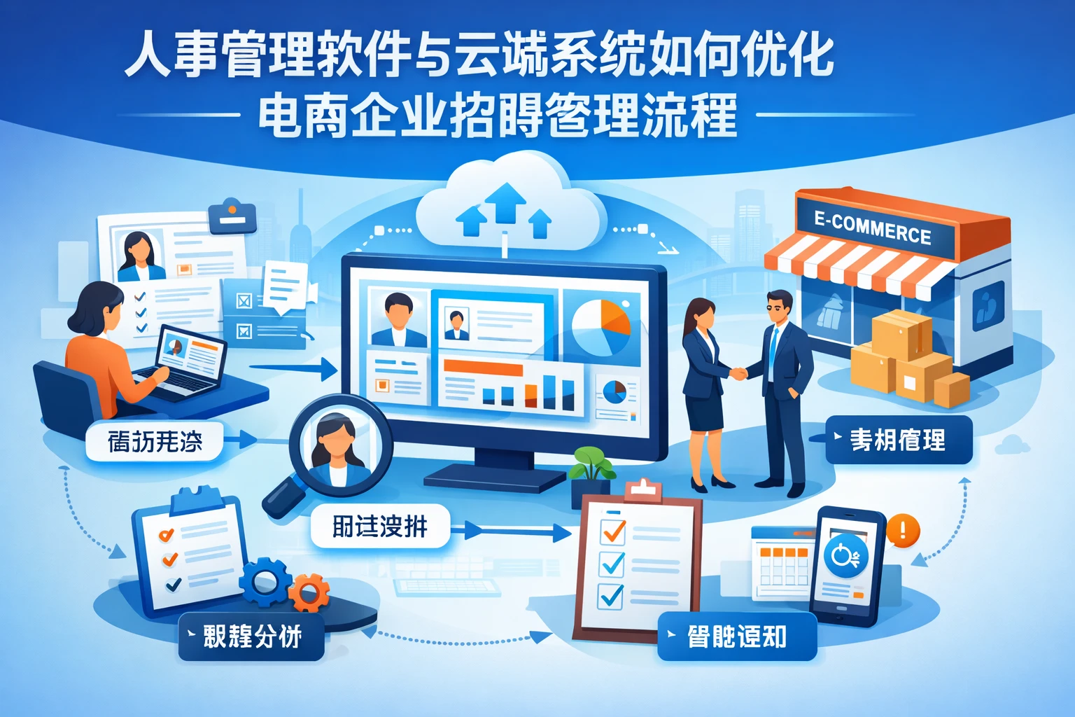 人事管理软件与云端系统如何优化电商企业招聘管理流程