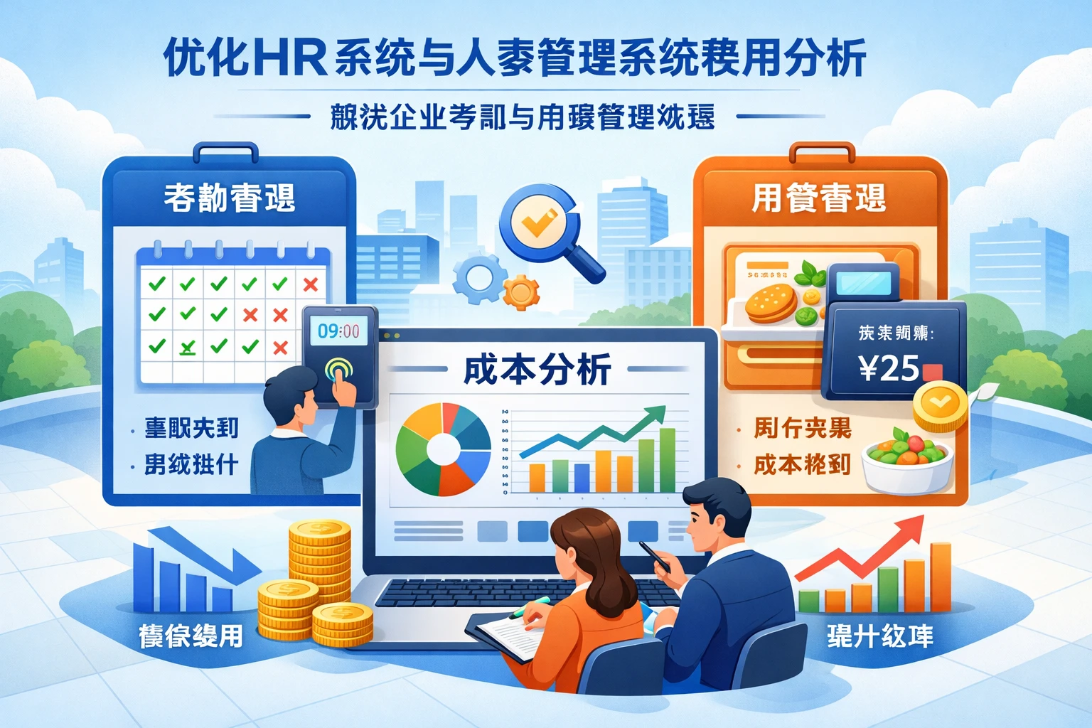 优化HR系统与人事管理系统费用分析：解决企业考勤与用餐管理难题