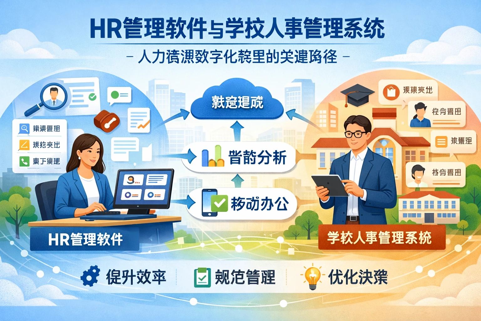 HR管理软件与学校人事管理系统:人力资源数字化转型的关键路径