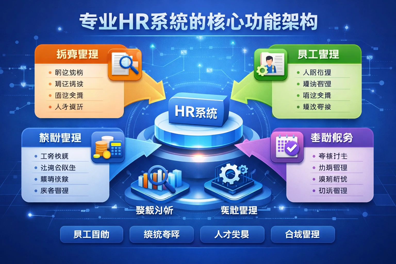 专业HR系统的核心功能架构