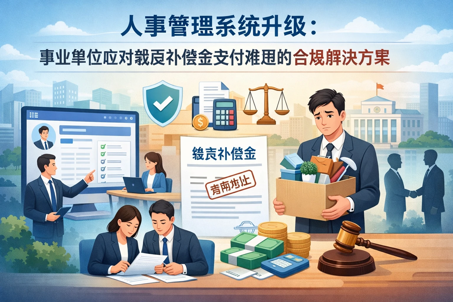 人事管理系统升级：事业单位应对裁员补偿金支付难题的合规解决方案