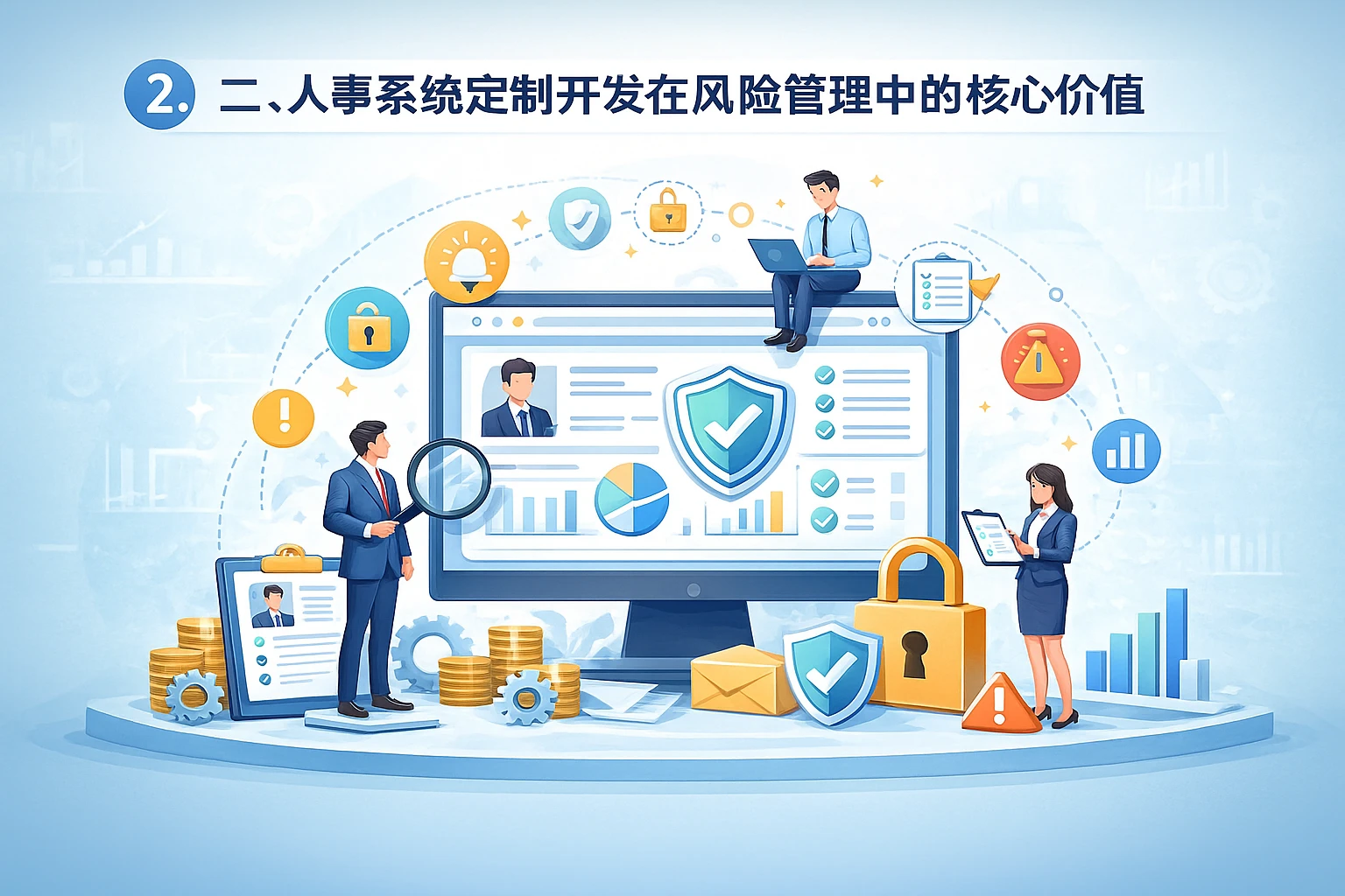 二、人事系统定制开发在风险管理中的核心价值