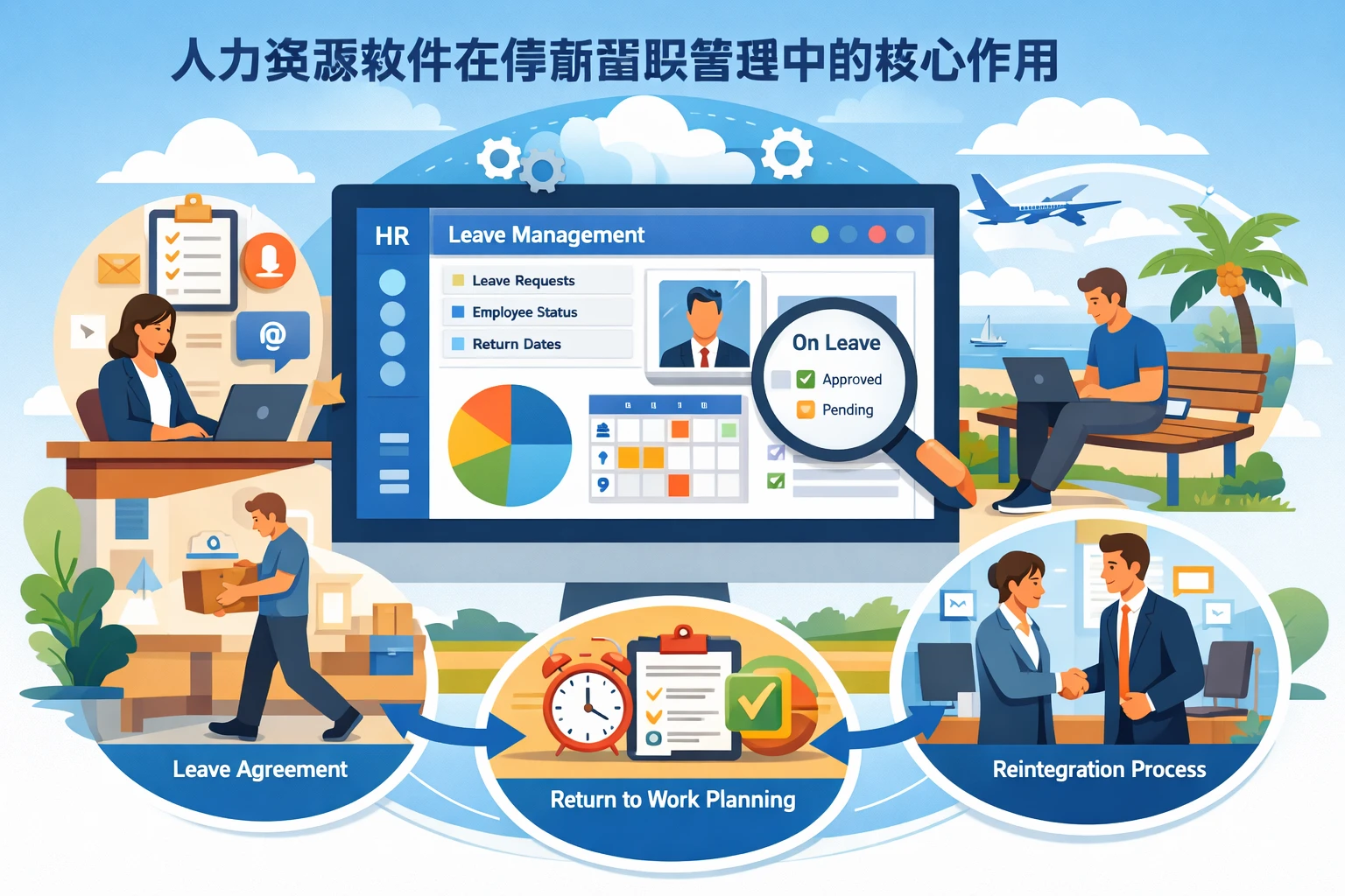 人力资源软件在停薪留职管理中的核心作用