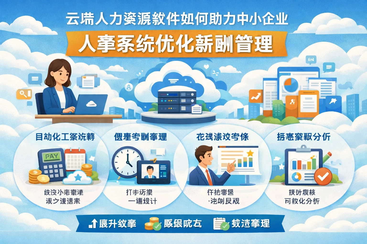 云端人力资源软件如何助力中小企业人事系统优化薪酬管理