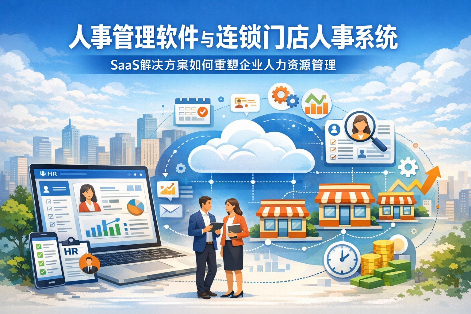人事管理软件与连锁门店人事系统:SaaS解决方案如何重塑企业人力资源管理