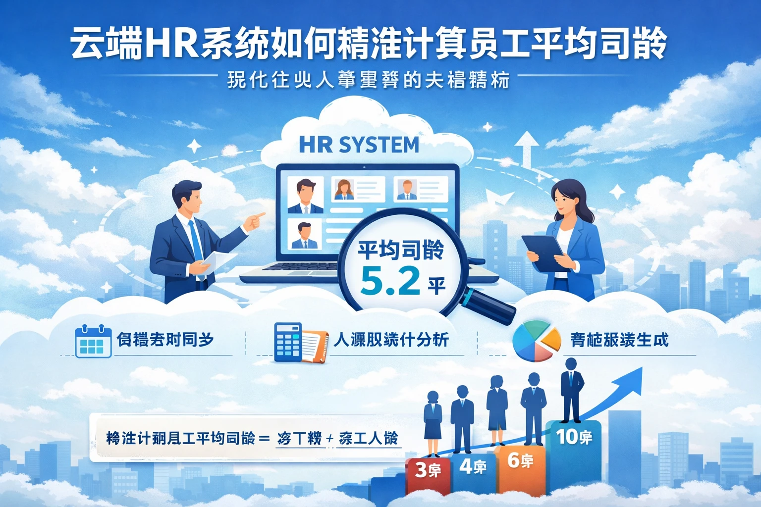 云端HR系统如何精准计算员工平均司龄——现代企业人事管理的关键指标